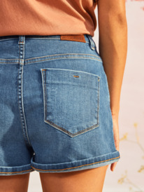 8 Fire Away High - Denim Shorts for Women Blue ERJDS03308 Roxy