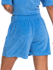 6 Womens Beach Freak Tracksuit Shorts Blue ERJFB03316 Roxy