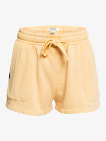 5 Womens Locals Only Tracksuit Shorts Yellow ERJFB03325 Roxy
