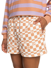 2 Kindred Souls - Short de Felpa para Mujer Blanco ERJFB03368 Roxy