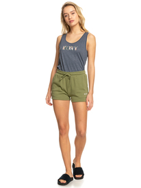 3 Surf Stoked - Short en molleton pour Femme Vert ERJFB03370 Roxy