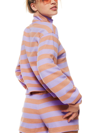 5 Carefree Vibe - Short van JoggingStof voor Dames Brown ERJFB03371 Roxy