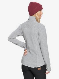 roxy, Harmony - Felpa pile con zip da Donna, HEATHER GREY (sjeh) Harmony - Zip-Up Polar Fleece for Women ERJFT04208