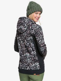 Frost Printed - Technical Zip-Up Hoodie for Women  ERJFT04212