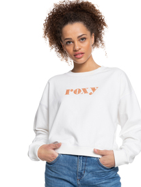 3 Женский свитшот Break Away Белый ERJFT04394 Roxy