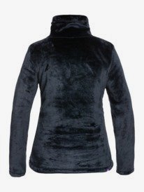 7 Womens Tundra Full-Zip Fleece Jacket Black ERJFT04407 Roxy
