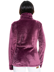 5 Womens Tundra Full-Zip Fleece Jacket Purple ERJFT04407 Roxy