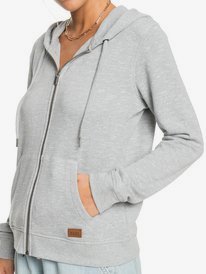 2 Perfect Wave Zip-Up Hoodie Grey ERJFT04421 Roxy
