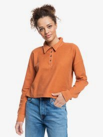 5 All Day Every Day 2021 - Polo Shirt Fleece Top for Women  ERJFT04426 Roxy