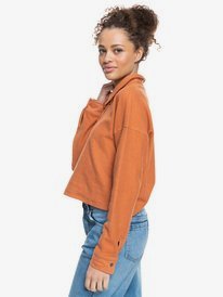 6 All Day Every Day 2021 - Polo Shirt Fleece Top for Women  ERJFT04426 Roxy
