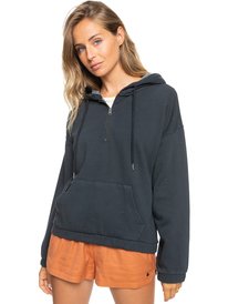 3 Down The Line - Sweat à capuche pour Femme Noir ERJFT04471 Roxy
