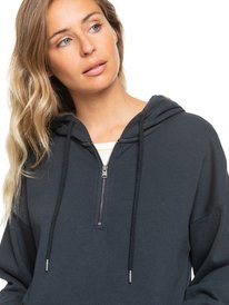 5 Down The Line - Sweat à capuche pour Femme Noir ERJFT04471 Roxy