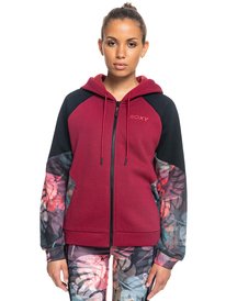 roxy, Худи на молнии Clap Your Hands, TIBETAN RED (rrr0) Clap Your Hands - Zip-Up Hoodie for Women ERJFT04496