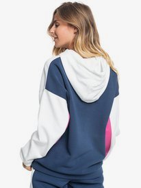 4 Keep On Moving - Sudadera con capucha para Mujer Blanco ERJFT04528 Roxy