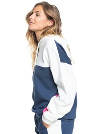 1 Keep On Moving - Sudadera con capucha para Mujer Blanco ERJFT04528 Roxy