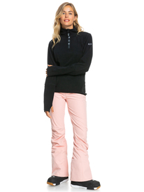4 Sayna - Fleece mit Halbreißverschluss für Frauen Schwarz ERJFT04552 Roxy