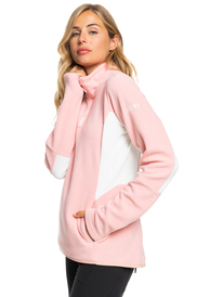 1 Sayna - Polaire demi-zip pour Femme Rose ERJFT04552 Roxy