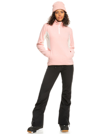 5 Sayna - Polaire demi-zip pour Femme Rose ERJFT04552 Roxy