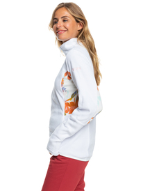 4 Sayna - Fleece mit Halbreißverschluss für Frauen Weiss ERJFT04552 Roxy