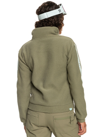 5 Kirah - Polaire col montant pour Femme Beige ERJFT04553 Roxy