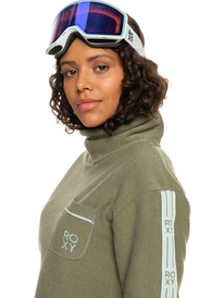 2 Kirah - Polaire col montant pour Femme Beige ERJFT04553 Roxy