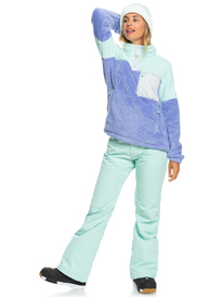 5 Alabama - Polaire en sherpa pour Femme Violet ERJFT04554 Roxy