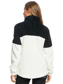roxy, Alabama Sherpa Pullover, EGRET (wbs0) Alabama - Sherpa Fleece for Women ERJFT04554