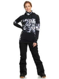 8 Winter Valley 2022 - Sweat à capuche pour Femme Noir ERJFT04555 Roxy