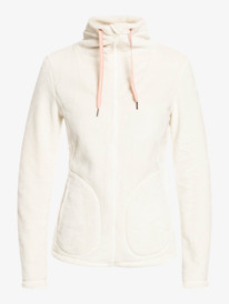 5 Tundra Zip-Up Fleece White ERJFT04556 Roxy