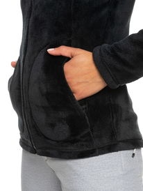 3 Tundra Zip-Up Fleece Black ERJFT04556 Roxy