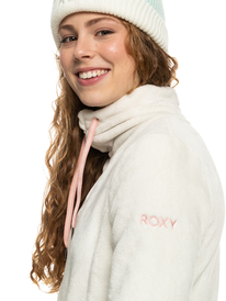 2 Tundra Zip-Up Fleece White ERJFT04556 Roxy