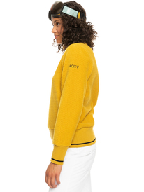 1 Glider - Funktionelles Fleece mit Halbreißverschluss für Frauen Gelb ERJFT04557 Roxy