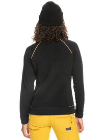 roxy, Limelight - Technical Zip Up Fleece for Women, TRUE BLACK (kvj0) Limelight - Technical Zip Up Fleece for Women ERJFT04558