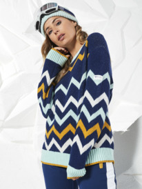 3 Cozy Sound 2022 - Funktioneller Pullover für Frauen Blau ERJFT04561 Roxy