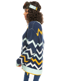 5 Cozy Sound 2022 - Funktioneller Pullover für Frauen Blau ERJFT04561 Roxy