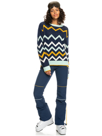7 Cozy Sound 2022 - Funktioneller Pullover für Frauen Blau ERJFT04561 Roxy