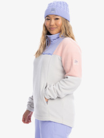 5 Chloe Kim 2022 - Polaire demi-zip pour Femme Gris ERJFT04589 Roxy