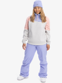 10 Chloe Kim 2022 - Polaire demi-zip pour Femme Gris ERJFT04589 Roxy