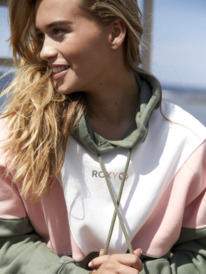 2 Lets Get Going - Sudadera con Capucha para Mujer Beige ERJFT04591 Roxy
