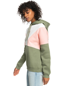 5 Lets Get Going - Sudadera con Capucha para Mujer Beige ERJFT04591 Roxy