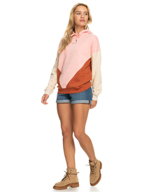 3 Leave No Trace 2022 - Kapuzenpulli für Frauen Rosa ERJFT04593 Roxy
