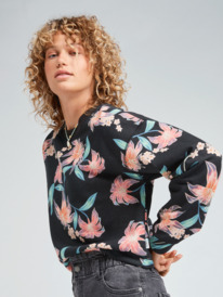 1 Off To The Beach 2022 - Sweat pour Femme Noir ERJFT04595 Roxy