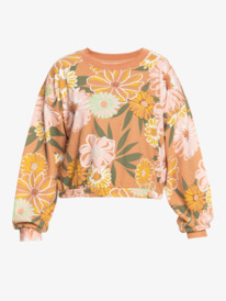 5 Off To The Beach 2022 - Sweat pour Femme Marron ERJFT04595 Roxy