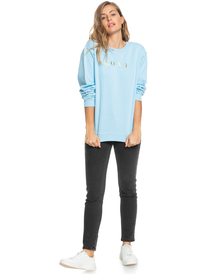 3 Surf Stoked - Sweat pour Femme Bleu ERJFT04598 Roxy