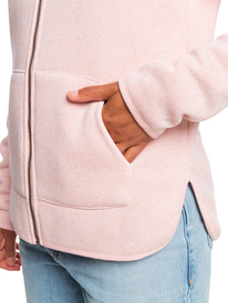 4 Icy Times - Kapuzenpulli aus Sherpa-Fleece mit Reißverschluss für Frauen Rosa ERJFT04612 Roxy