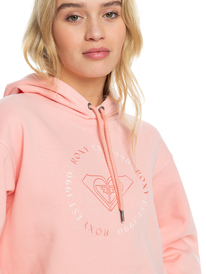 6 Surf Stoked Brushed - Kapuzenpulli für Frauen Rosa ERJFT04615 Roxy