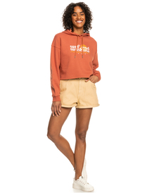 3 Turning Tides 2022 - Kapuzenpulli für Frauen Braun ERJFT04622 Roxy