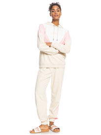3 Let's Get Going - Kapuzenpulli für Frauen Beige ERJFT04628 Roxy