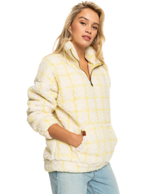 9 Bonfires On The Beach - Polaire en sherpa pour Femme Marron ERJFT04638 Roxy