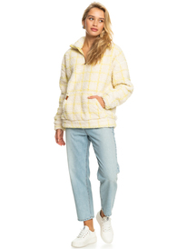 12 Bonfires On The Beach - Polaire en sherpa pour Femme Marron ERJFT04638 Roxy